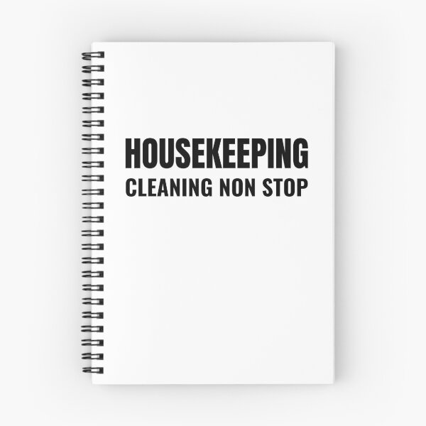 Item preview, Housekeeping Cleaning Non Stop (Black) designed and sold by ShipCrewNation.