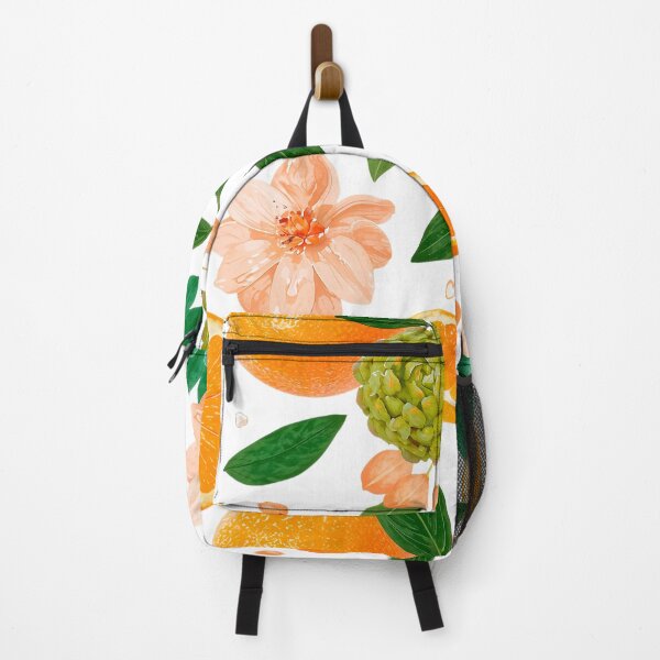 Item preview, oranges with flowers and leaves designed and sold by TanyaLovus.