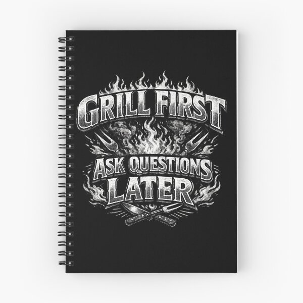 Item preview, Grill First Ask Questions Later – Bold BBQ Humor Design for Grill Masters & Backyard Legends designed and sold by Ladys-Gents.