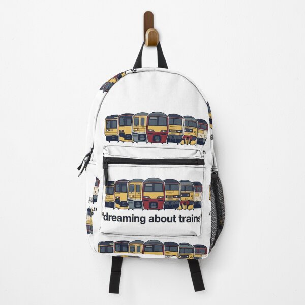 Item preview, searchable)      Dreaming About Trains Design | Retro Train Illustration | Railway Lover Aesthetic designed and sold by Guards-Comp.