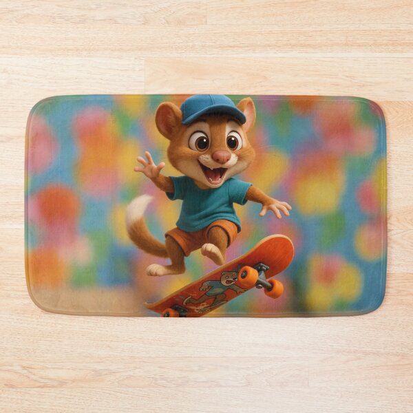 Item preview, Skater Stoat designed and sold by Sillytoe.
