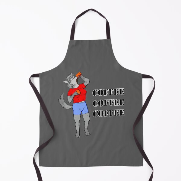 Item preview, Anthro Wolf - Coffee x3 designed and sold by Batmantis275.