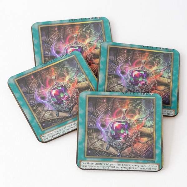 Item preview, Yu-Gi-Oh! Custom Spell Jewelry Card, Alexandrite Necklace designed and sold by Uniqueartai.