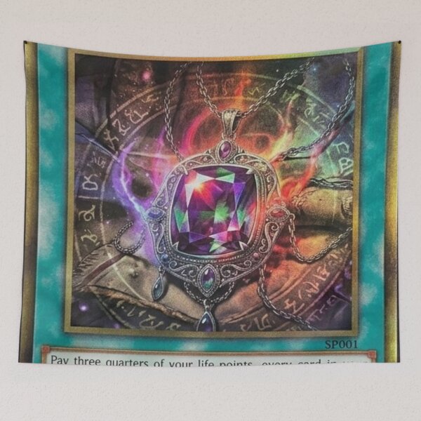 Item preview, Yu-Gi-Oh! Custom Spell Jewelry Card, Alexandrite Necklace designed and sold by Uniqueartai.