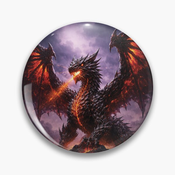 Item preview, Dragon and mountain designed and sold by Linebold Studio.