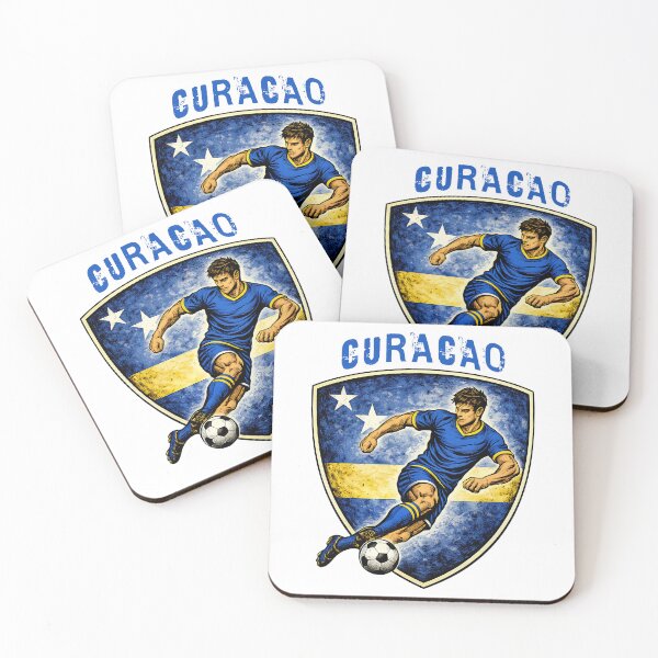 Item preview, Curacao - 2026 Futbol Retro Style designed and sold by Tee Nook.