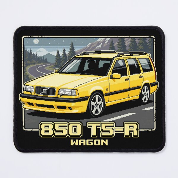 Item preview, Yellow 850 T5-R Wagon Pixel Art designed and sold by Off-Road-Zone.