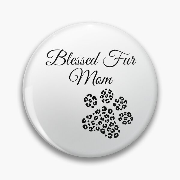 Item preview, Blessed Fur Mom Leopard Print Pawprint Design designed and sold by jeweleddesigns.