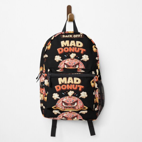 Item preview, MAD DONUT BACK OFF! funny typographic slogan designed and sold by LoneTide.