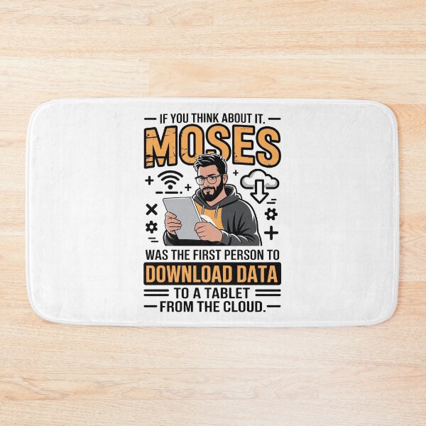 Item preview, Moses was the first man to download from the cloud to a tablet designed and sold by jkrphoto.