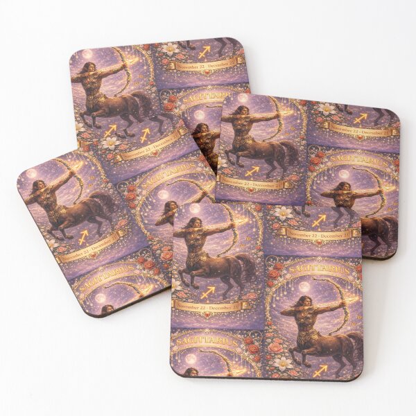 Item preview, Sagittarius Zodiac Art – Celestial Archer Centaur Astrology Aesthetic – November December Birthday Gift Sagittarius Season designed and sold by Bonitivity Zodiacs.