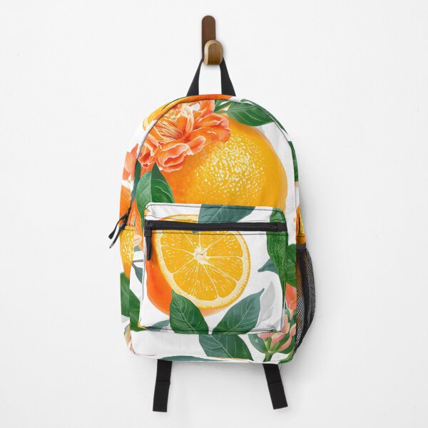 Item preview, oranges with flowers and leaves designed and sold by TanyaLovus.