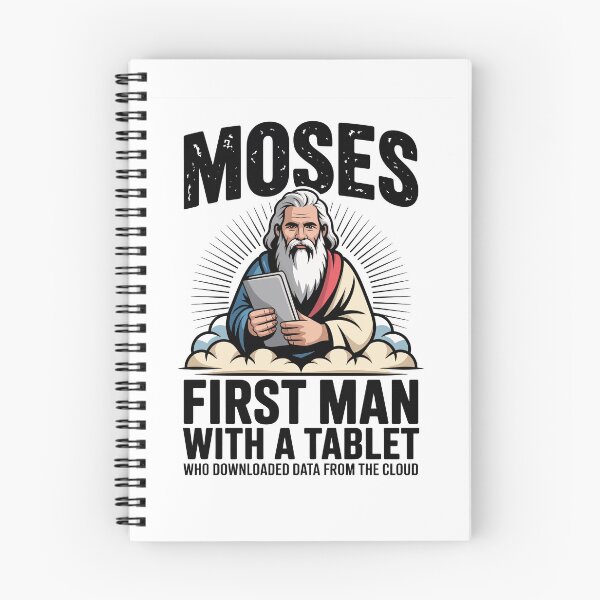 Item preview, Moses was the first man to download from the cloud to a tablet designed and sold by jkrphoto.