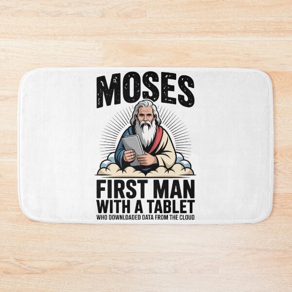 Item preview, Moses was the first man to download from the cloud to a tablet designed and sold by jkrphoto.