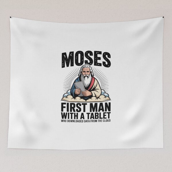 Item preview, Moses was the first man to download from the cloud to a tablet designed and sold by jkrphoto.