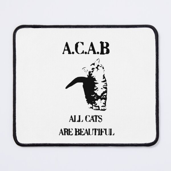 Item preview, A.C.A.B – All Cats Are Beautiful (white) designed and sold by destelloacido.