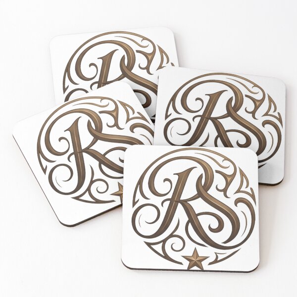 Item preview, Luxury RS Monogram Emblem | Premium Vintage Gold Branding designed and sold by RS-Globalist-.