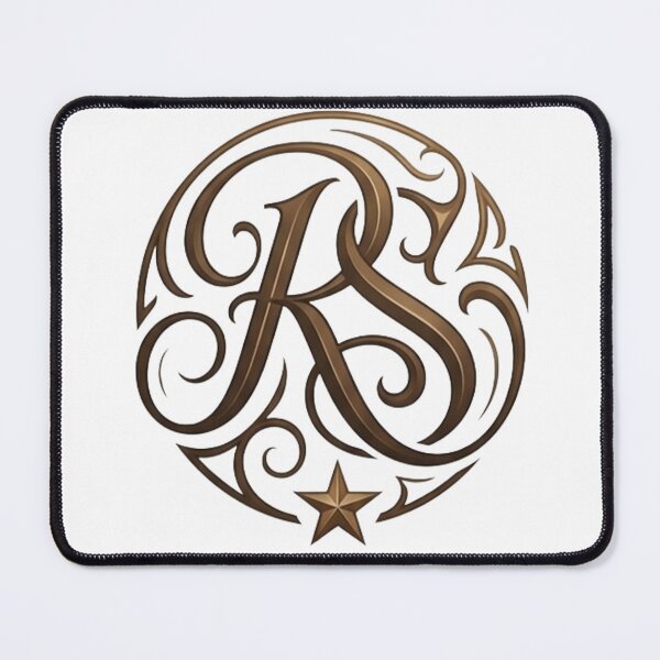 Item preview, Luxury RS Monogram Emblem | Premium Vintage Gold Branding designed and sold by RS-Globalist-.