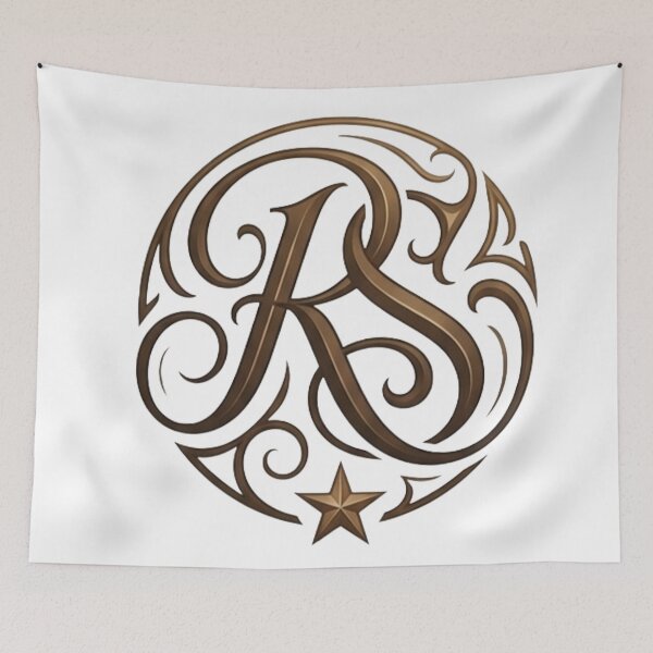 Item preview, Luxury RS Monogram Emblem | Premium Vintage Gold Branding designed and sold by RS-Globalist-.