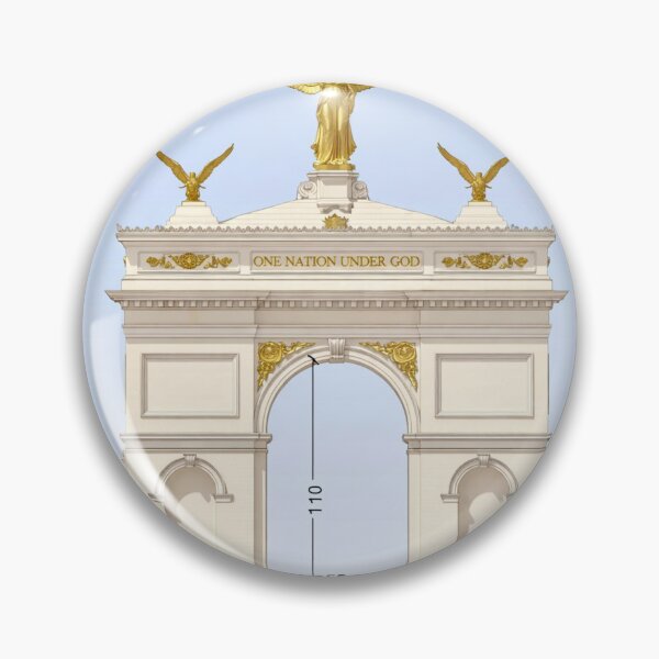 Item preview, Grand Golden Arch of Faith Freedom: One Nation Under God designed and sold by Clavivs.