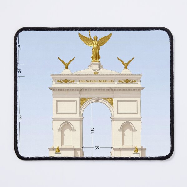 Item preview, Grand Golden Arch of Faith Freedom: One Nation Under God designed and sold by Clavivs.