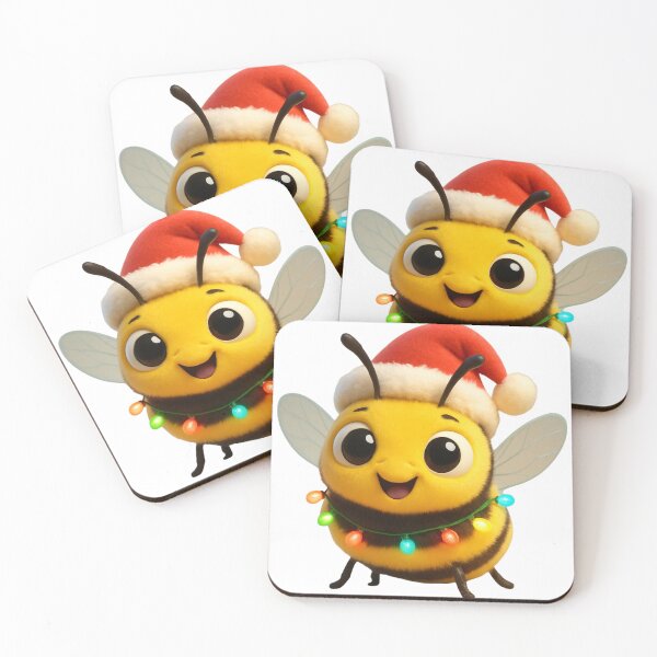 Item preview, Christmas Yellow Faced Bee designed and sold by Sillytoe.