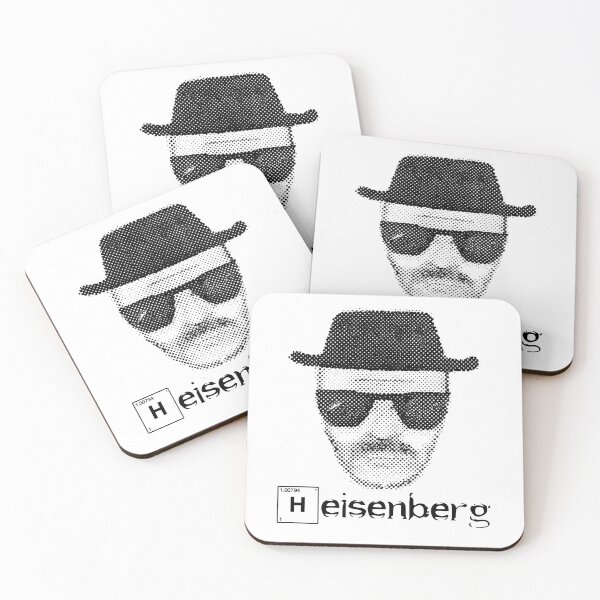 Item preview, Heisenberg Halftone  Breaking Bad Typography Dot Art Walter White Fan Art designed and sold by DimensionShift.