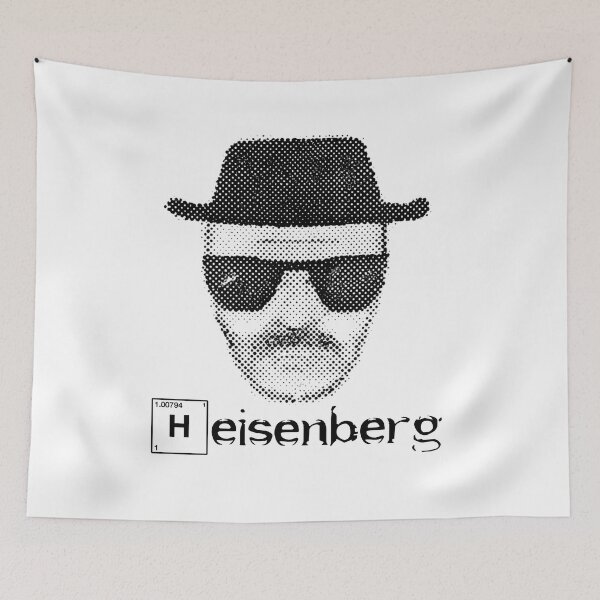 Item preview, Heisenberg Halftone  Breaking Bad Typography Dot Art Walter White Fan Art designed and sold by DimensionShift.