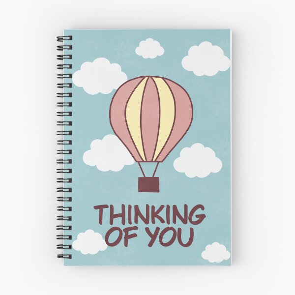 Artikelvorschau, Ich denke an dich, Heißluftballon am Himmel entworfen und verkauft von Inspiredbydavina.