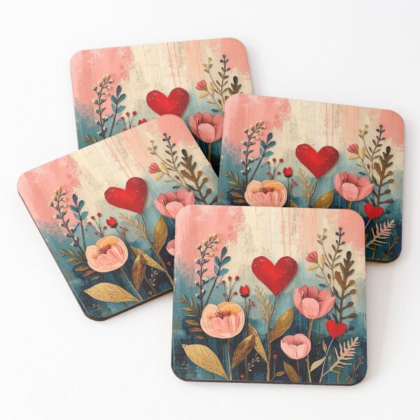 Item preview, Heart Floral Botanical Garden designed and sold by shaang.