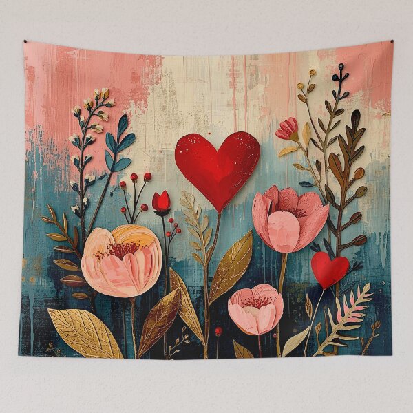 Item preview, Heart Floral Botanical Garden designed and sold by shaang.