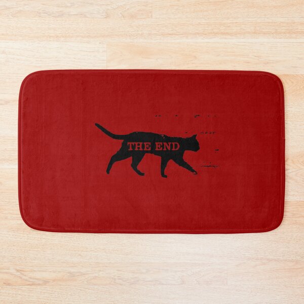 Item preview, The End -  Black Cat Silhouette - Burgundy designed and sold by destelloacido.