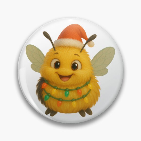 Item preview, Christmas Yellowish Cuckoo Bumblebee designed and sold by Sillytoe.