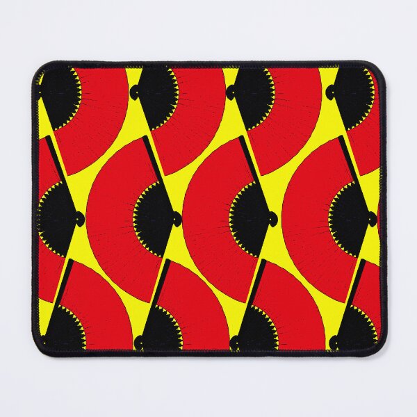 Item preview, Just Simply Fans Red Black and Yellow designed and sold by TerenceLacey.