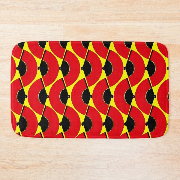 Item preview, Just Simply Fans Red Black and Yellow designed and sold by TerenceLacey.