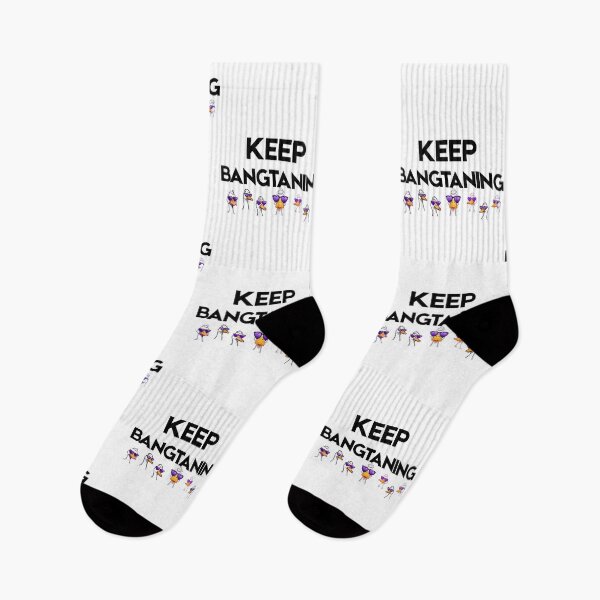 Item preview, Keep Bangtaning - silly goose design (black) designed and sold by ARMYPLUGCO.