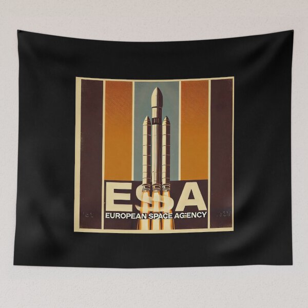 Item preview, European Space Agency Inspired Logo Design | ESA Style Space Graphic | Astronomy & Sci-Fi Art designed and sold by TEEJAMBOREE.