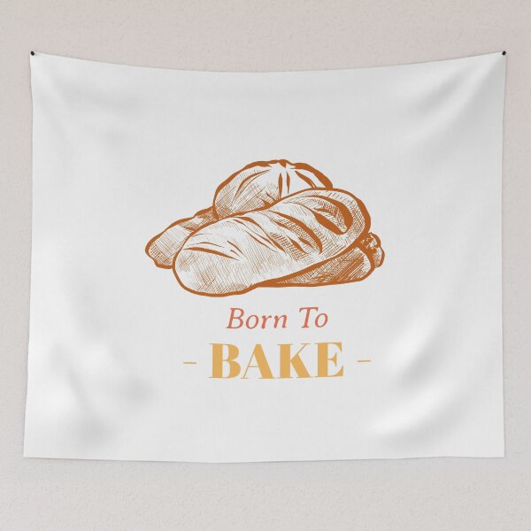 Item preview, Born To Bake designed and sold by HoppingCreation.