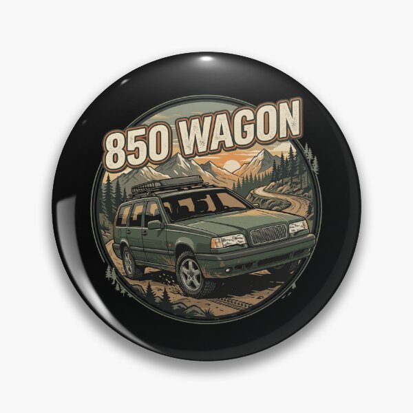 Item preview, Retro 850 Wagon Vintage Sunset Mountain Road Graphic designed and sold by Off-Road-Zone.