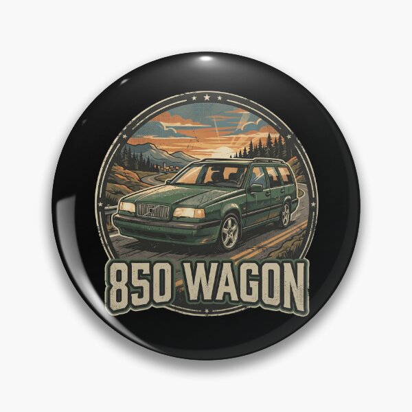 Item preview, 850 Wagon Vintage Sunset Mountain Road Graphic designed and sold by Off-Road-Zone.