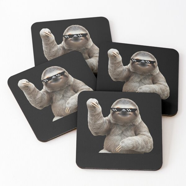 Item preview, Cool Chill Sloth with Pixel Sunglasses designed and sold by k3rstman1.