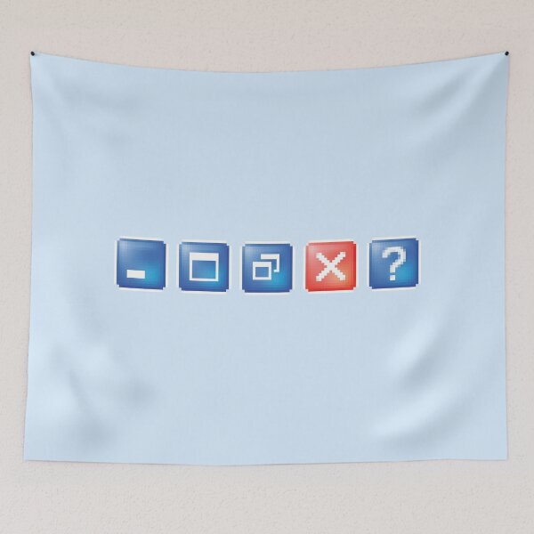 Item preview, Windows XP Window Buttons Icons designed and sold by BubblePopRed.