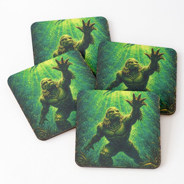 Item preview, The Lurking Creature Retro Style Art designed and sold by judgehydrogen.
