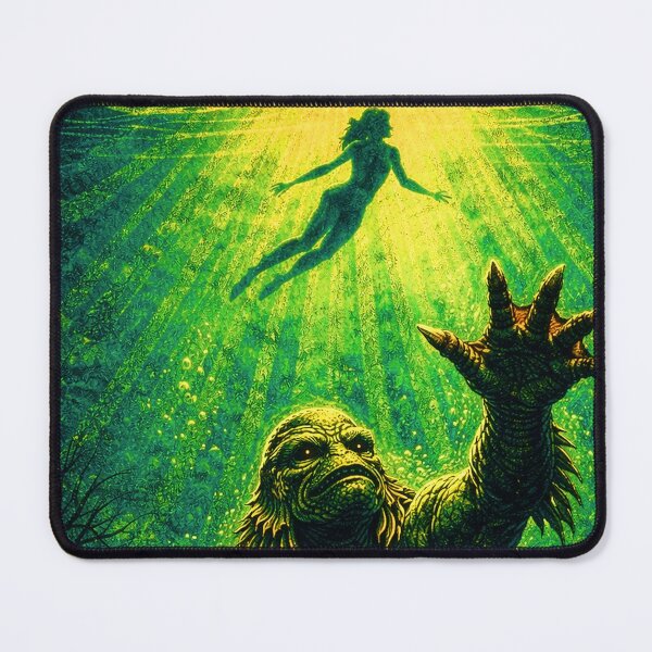 Item preview, The Lurking Creature Retro Style Art designed and sold by judgehydrogen.