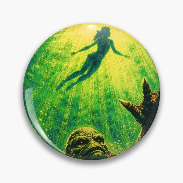 Item preview, The Lurking Creature Retro Style Art designed and sold by judgehydrogen.