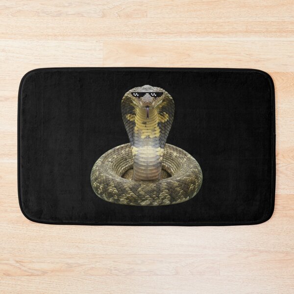 Item preview, Cool King Cobra Wearing Pixel Sunglasses Meme designed and sold by k3rstman1.