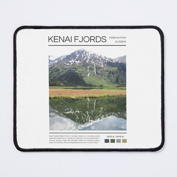 Item preview, Kenai Fjords National Park - Alaska designed and sold by StudioRedKoala.
