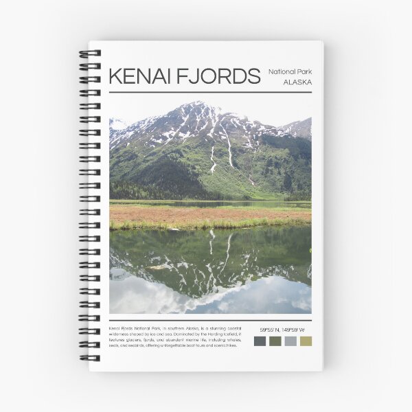 Item preview, Kenai Fjords National Park - Alaska  designed and sold by StudioRedKoala.