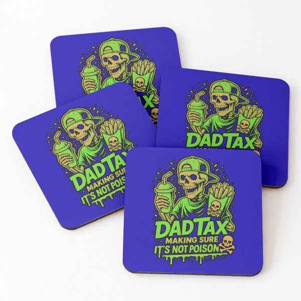 Item preview, Skeleton Dad Tax Making Sure Its Not Poison designed and sold by WoodburyLake.