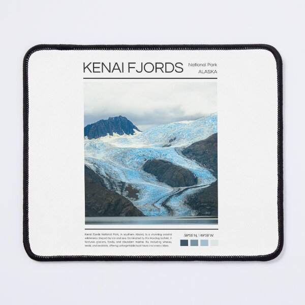 Item preview, Kenai Fjords National Park - Alaska  designed and sold by StudioRedKoala.